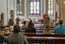 Pfingsten in der renovierten Stadtpfarrkirche St. Crescentius (Foto: Karl-Franz Thiede)